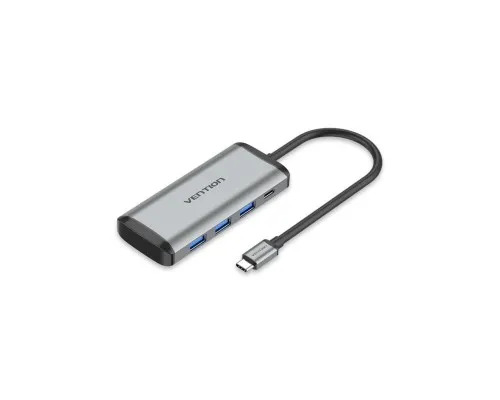 Концентратор Vention USB 3.1 Type-C to 3хUSB 3.0/TF/SD/PD 87W 6-in-1 (TGRHB)