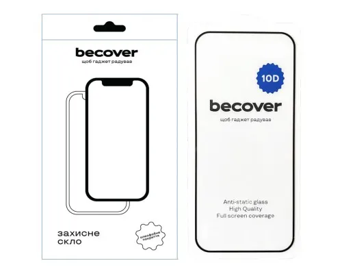 Скло захисне BeCover Google Pixel 9 10D Black (712325)