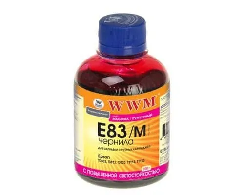 Чорнило WWM EPSON StPhoto R270/290 Magenta /NEW (E83/M)