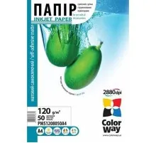 Фотопапір ColorWay A4 120г glossy 50л (PMS1208050A4)