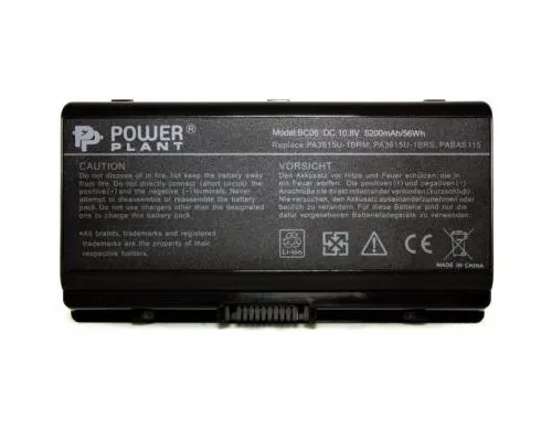 Акумулятор до ноутбука Toshiba Equium L40 (PA3615U-1BRS) 10.8V 5200mAh PowerPlant (NB00000208)