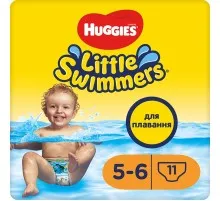 Підгузки Huggies Little Swimmer 5-6 (12-18 кг) 11 шт (5029053538426)