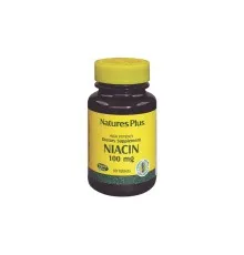 Витамин Natures Plus Ниацин, Niacin, 100 мг, 90 таблеток (NAP-01850)