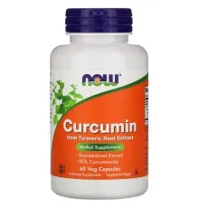 Травы Now Foods Куркумин, Curcumin, 60 капсул (NOW-04638)