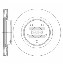 Тормозной диск HI-Q SD4223
