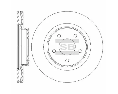 Тормозной диск HI-Q SD4223