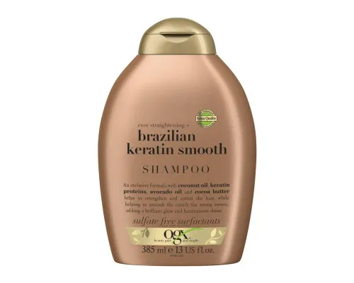 Шампунь OGX Brazilian Keratin Smooth для укрепления волос 385 мл (0022796976017)