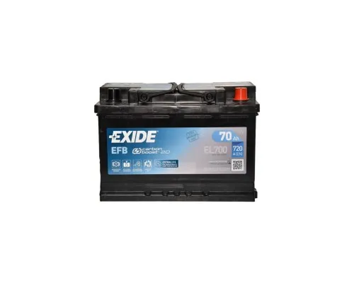 Аккумулятор автомобильный EXIDE 70A (EL700)