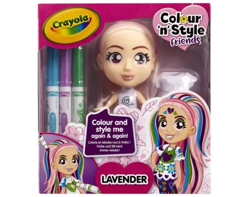 Набор для творчества Crayola Colour n Style Стильные девушки Лаванда (918940.005)