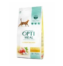 Сухий корм для кішок Optimeal зі смаком курки 10 кг (B1831201)