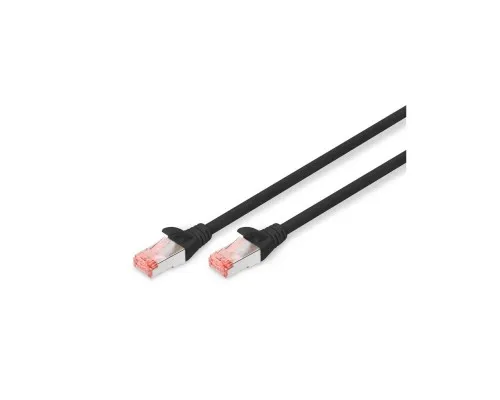 Патч-корд 0.5м, CAT 6 S-FTP, AWG 27/7, LSZH, black Digitus (DK-1644-005/BL)