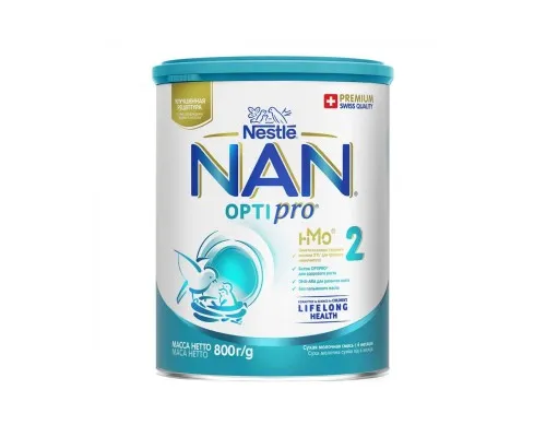 Дитяча суміш Nestle NAN 2 Optipro 2FL від 6 міс. 800 г (7613032477530)