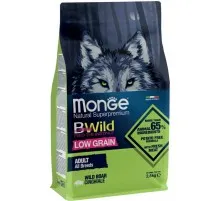 Сухий корм для собак Monge Dog Bwild Low Grain дикий кабан 2.5 кг (8009470011990)