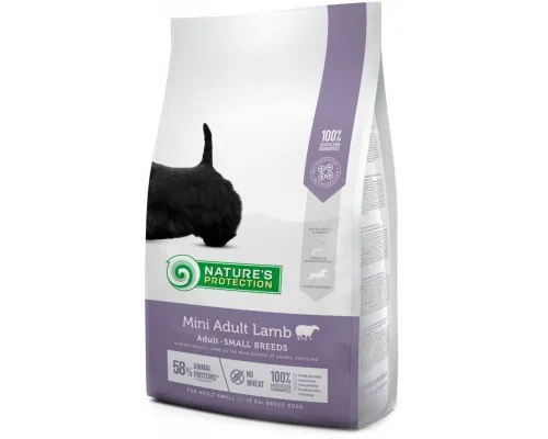 Сухой корм для собак Natures Protection Mini Adult Lamb Small breeds 7.5 кг (NPS45735)