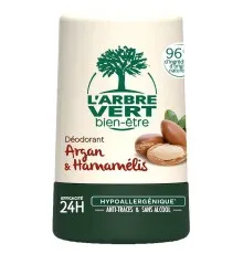 Дезодорант L'Arbre Vert з екстрактами аргани та гамамелісу 50 мл (3450601032417)