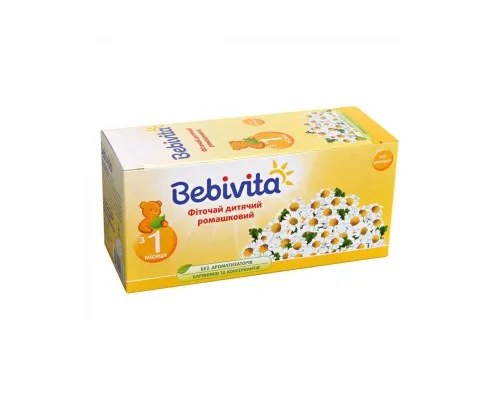 Детский чай Bebivita ромашковый фиточай, 30 г (4820025490787)