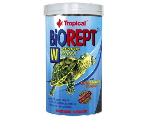Корм для черепах Tropical Biorept W для земноводних і водних черепах 500 мл/150 г (5900469113653)