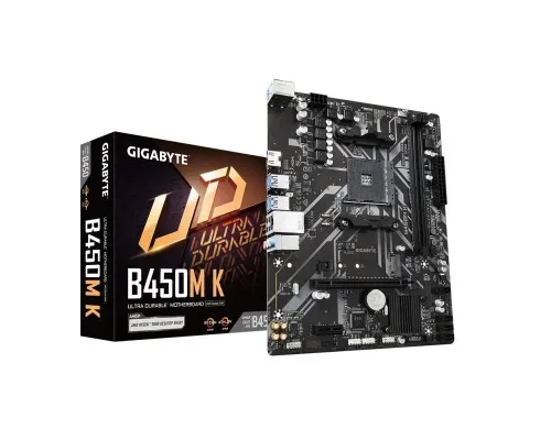 Материнська плата GIGABYTE B450M K