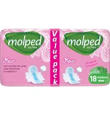 Гигиенические прокладки Molped Ultra Normal 4 капли 18 шт. (8690536825165)