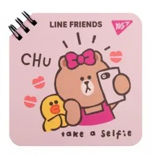 Блокнот Yes Line Friends Chu 110 х 110 80 листов (151750)