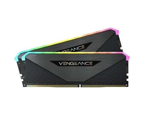 Модуль памяти для компьютера DDR4 16GB (2x8GB) 3600 MHz Vengeance RGB Pro RT Black Corsair (CMN16GX4M2Z3600C16)