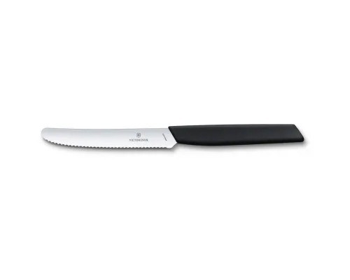 Кухонный нож Victorinox Swiss Modern TomatoSausage 11см Black (6.9003.11W)