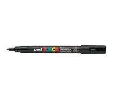 Художній маркер UNI Posca Black 0.9-1.3 мм (PC-3M.Black)