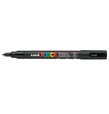 Художній маркер UNI Posca Black 0.9-1.3 мм (PC-3M.Black)