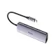 Концентратор Ugreen USB3.0 Type-C to USB 3.0x3/RJ45/ CM236 (60718)