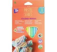 Олівці кольорові Cool For School Pastel Преміум 18 кольорів (CF15185)