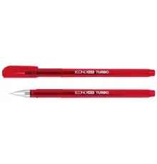 Ручка гелева Economix TURBO 0,5 мм, червона (E11911-03)