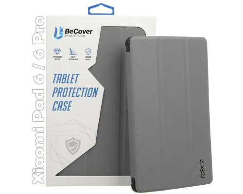 Чохол до планшета BeCover Smart Case Xiaomi Mi Pad 6 / 6 Pro 11 Gray (709497)