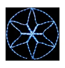 Гірлянда Delux Motif flash Star 60 х 60 см білий IP44 EN (90012983)