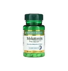 Аминокислота Nature's Bounty Мелатонин, 1 мг, Melatonin, 180 таблеток (NRT02832)