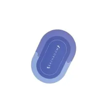 Килимок для ванної Stenson суперпоглинаючий 40 х 60 см овальний фіолетово-блакитний (R30939 violet-blue)