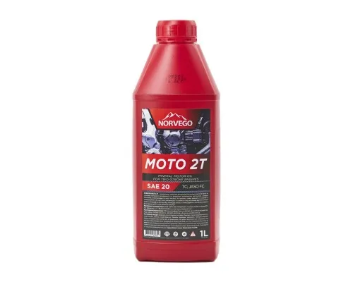 Моторное масло NORVEGO MOTO 2T 1л