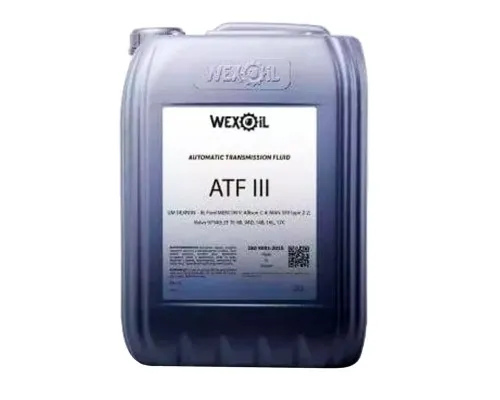 Трансмиссионное масло WEXOIL ATF III 20л