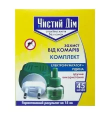 Фумігатор Чистий Дім Від комарів + рідина на 45 ночей (4820214191570)