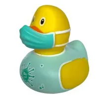Іграшка для ванної Funny Ducks Качка Карантин (1327)