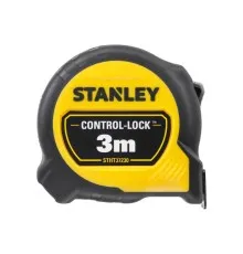 Рулетка Stanley CONTROL-LOCK, 3мх19мм, у прогумованому корпусі, з двосторонньою шкалою (STHT37230-0)