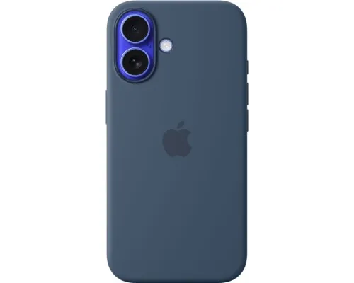 Чохол до мобільного телефона Apple iPhone16 Silicone Case with MagSafe - Denim (MYY23ZM/A)