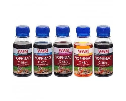 Чорнило WWM CANON PGI450/CLI451 (5х100г) BP/B/C/M/Y (C45SET-5)