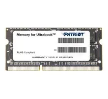 Модуль памяти для ноутбука SoDIMM DDR3L 8GB 1600 MHz Patriot (PSD38G1600L2S)