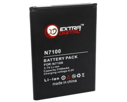 Акумуляторна батарея Extradigital Samsung GT-N7100 Galaxy Note 2 (3100 mAh) (BMS6317)
