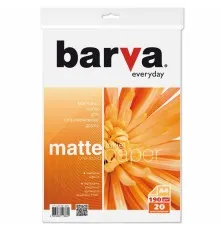 Фотопапір Barva A4 Everyday matted 190г 20с (IP-AE190-290)