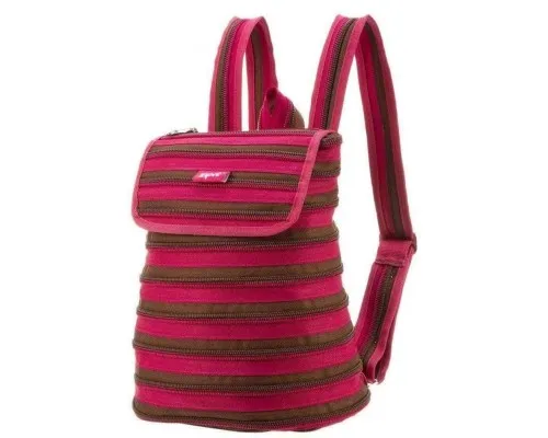 Рюкзак шкільний Zipit Zipper Fuchsia Deep Brown (ZBPL-1)