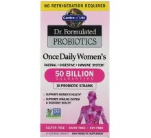 Пробіотики Garden of Life Пробіотики Для Жінок, Once Daily, Dr. Formulated Probiotics, (GOL-11832)