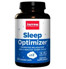 Амінокислота Jarrow Formulas Нормалізація сну, Sleep Optimizer, 60 вегетаріанських капсул (JRW-29049)