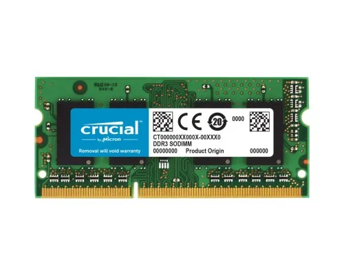 Модуль пам'яті для ноутбука SoDIMM DDR3L 4GB 1600 MHz Micron (CT4G3S160BJM)