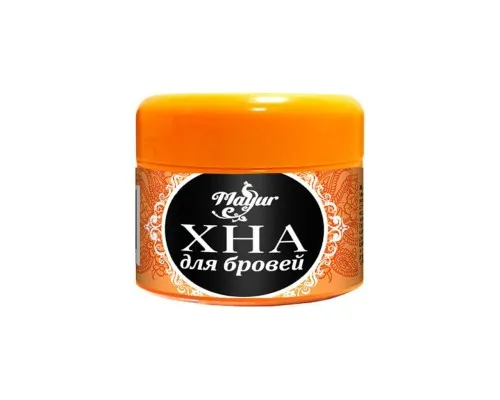 Хна Mayur для брів Чорна 20 г (4820189561613)